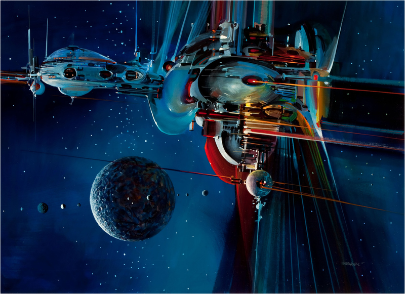 Illustration for article titled The Space Artist Who Perfectly Painted All Our Cosmic DreamsĀ